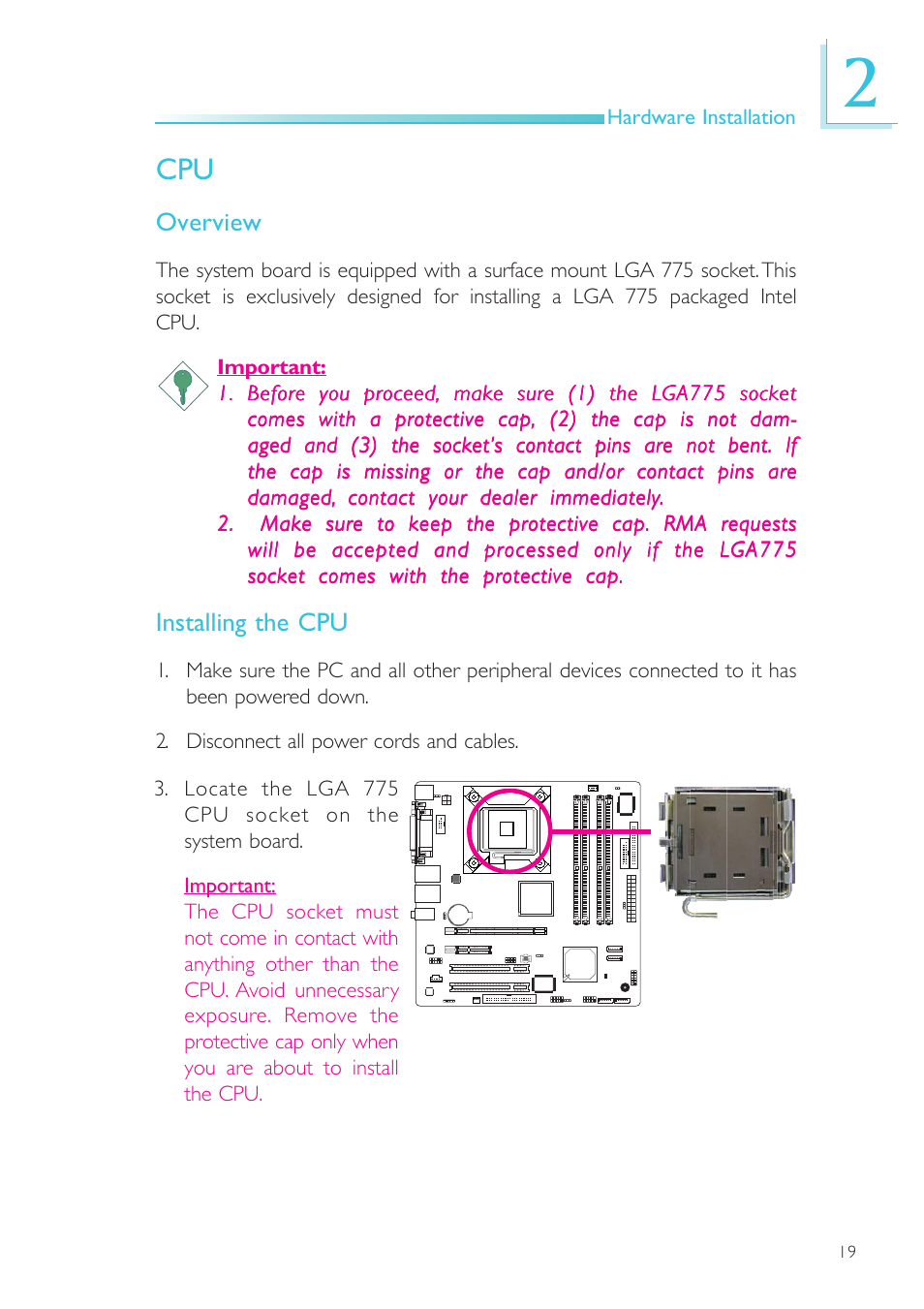 DFI EL330-DR User Manual | Page 19 / 142