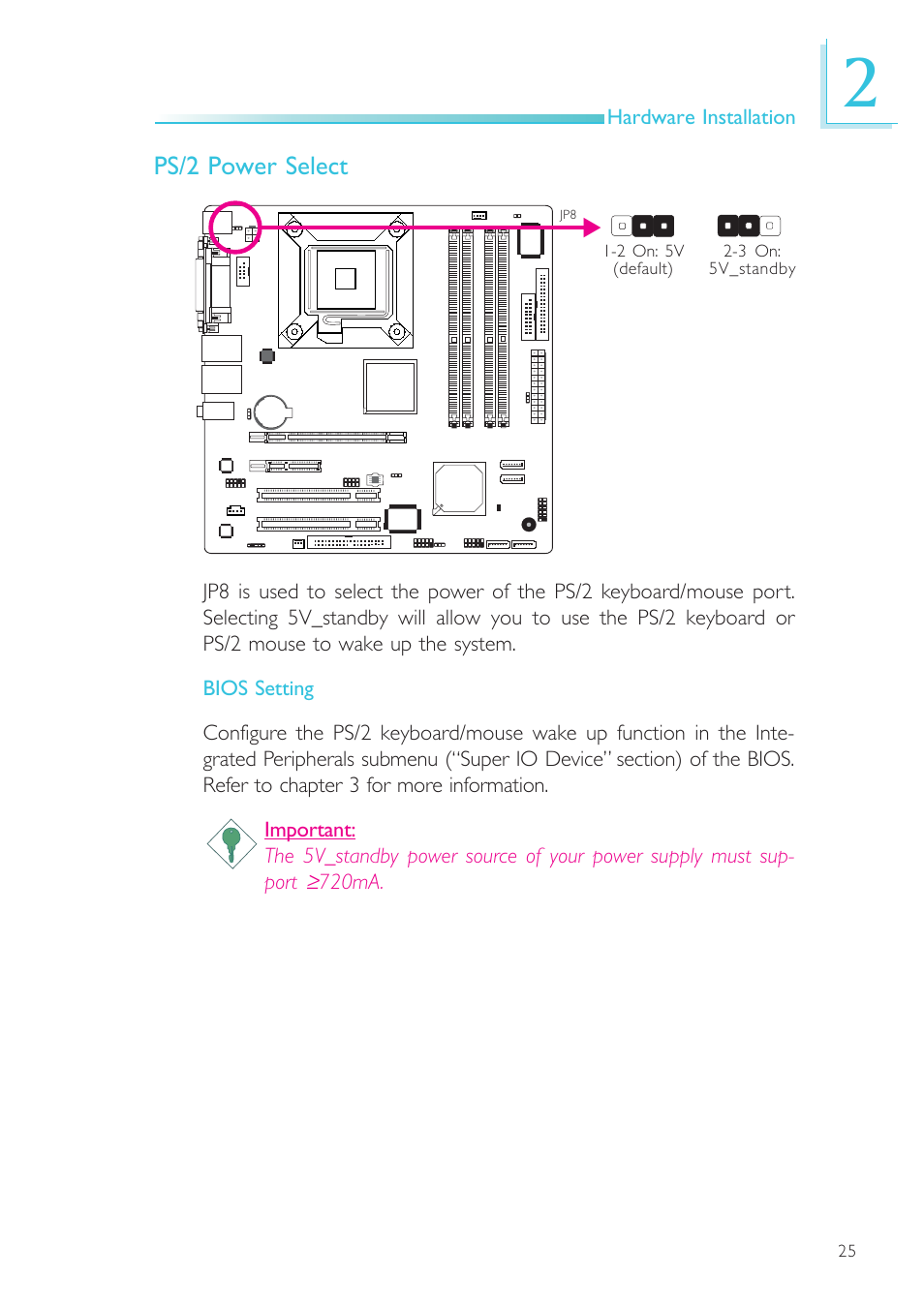Ps/2 power select | DFI EL330-DR User Manual | Page 25 / 142