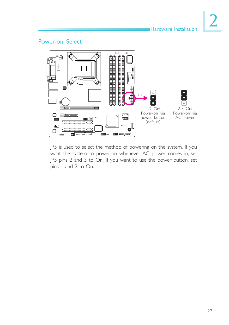 Power-on select | DFI EL330-DR User Manual | Page 27 / 142