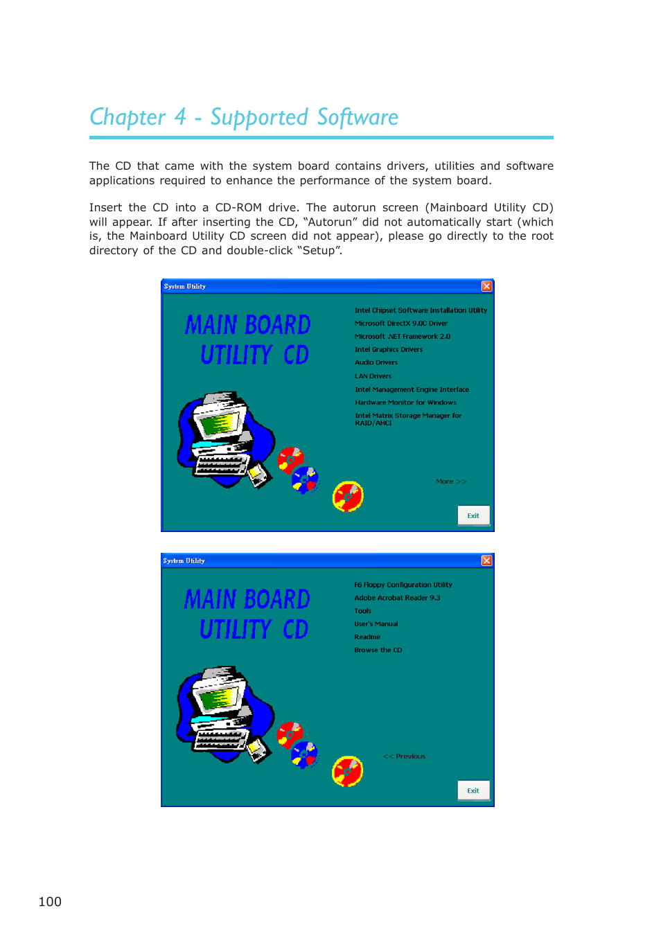 Chapter 4 - supported software | DFI EL331-RM User Manual | Page 100 / 192