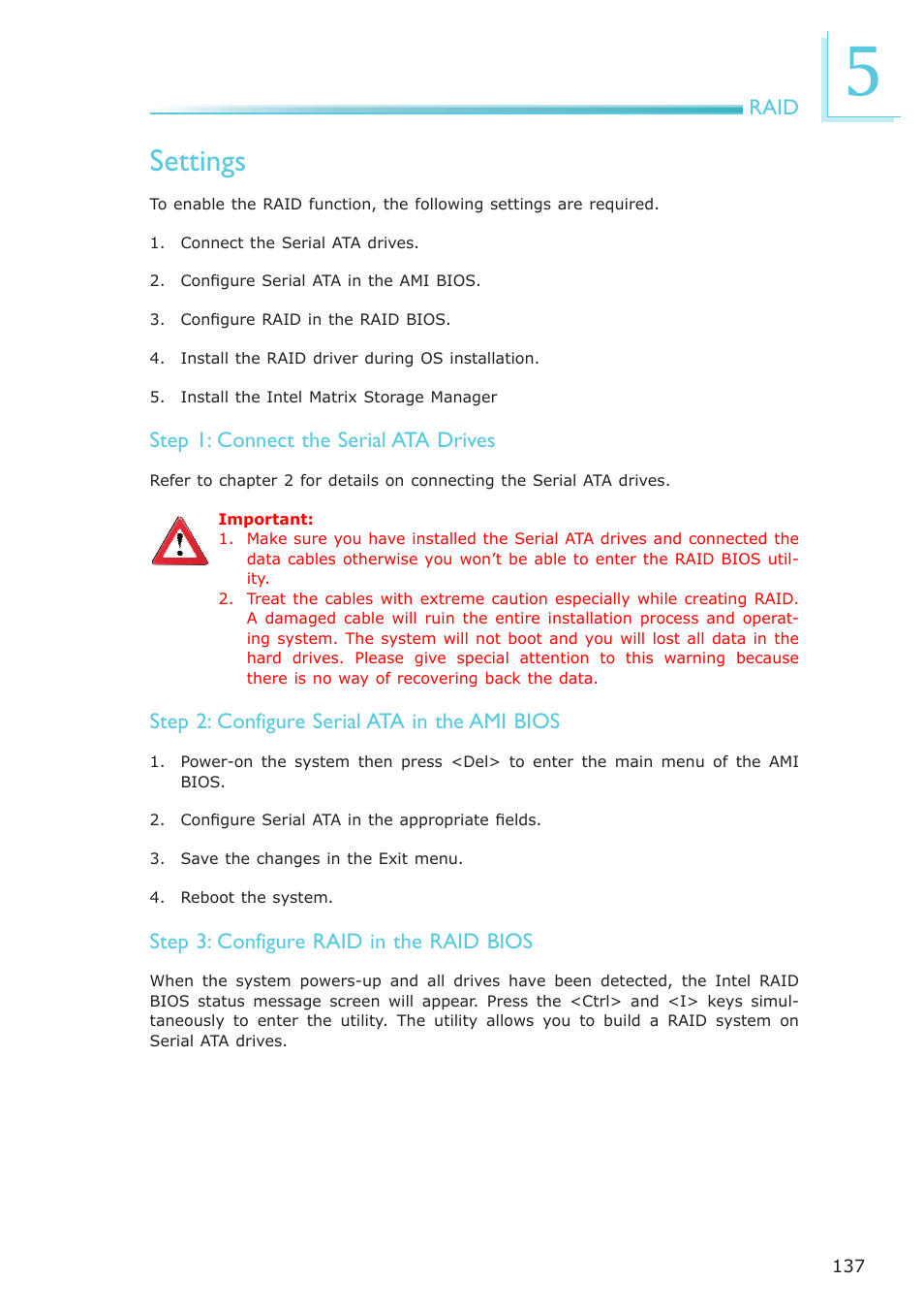 Settings | DFI EL331-RM User Manual | Page 137 / 192