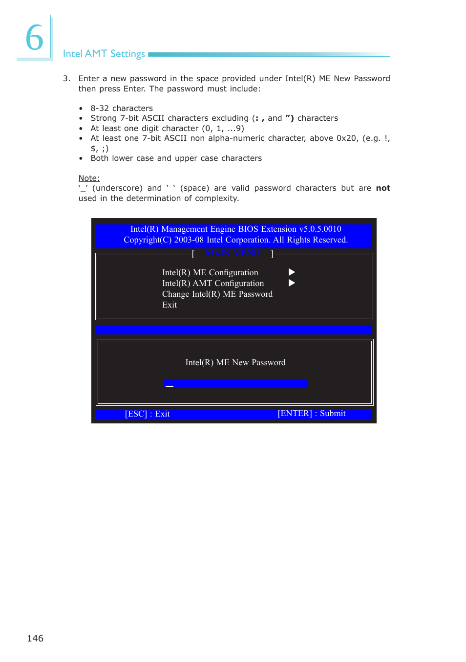 Intel amt settings | DFI EL331-RM User Manual | Page 146 / 192