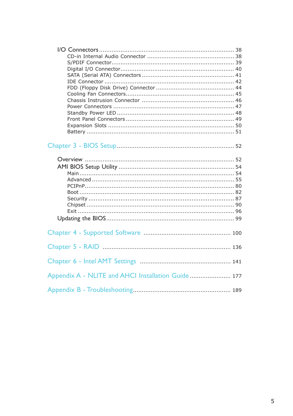 DFI EL331-RM User Manual | Page 5 / 192