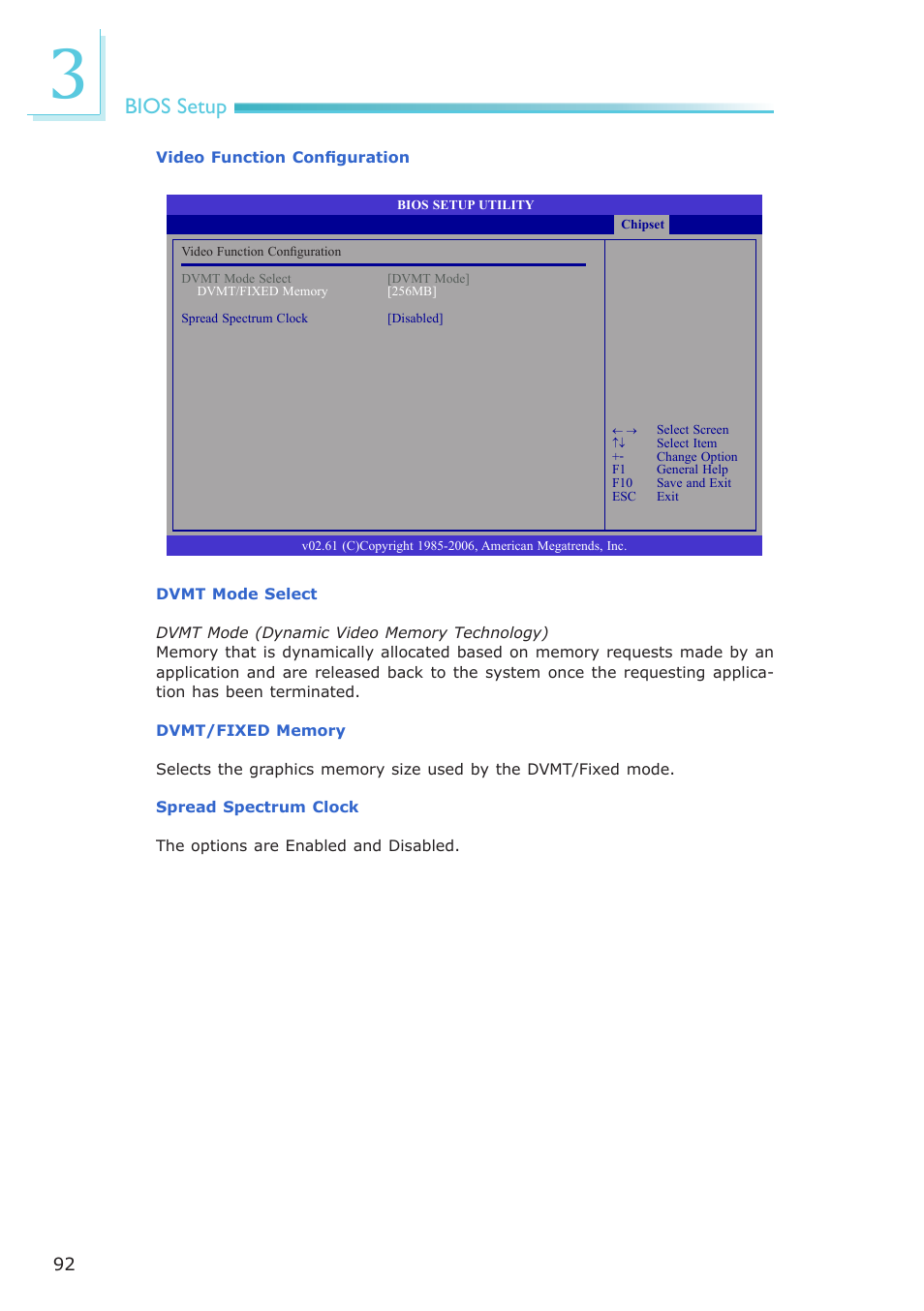 Bios setup | DFI EL331-RM User Manual | Page 92 / 192