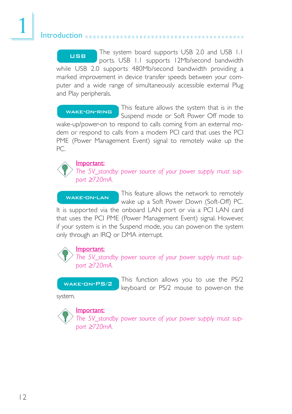 DFI G7B330-BR User Manual | Page 12 / 147