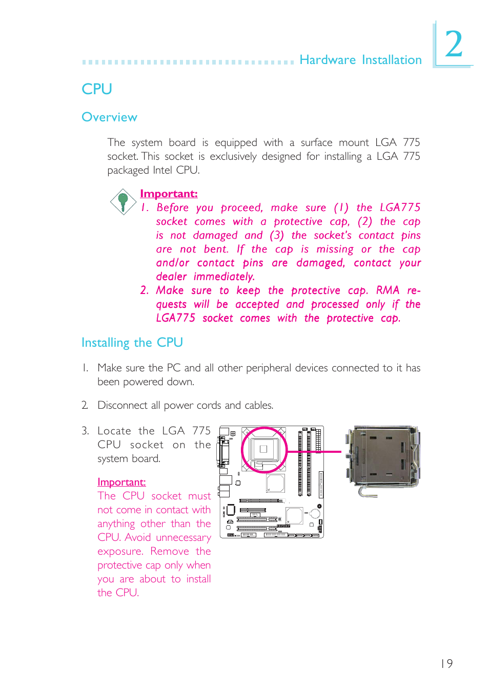 DFI G7B330-BR User Manual | Page 19 / 147