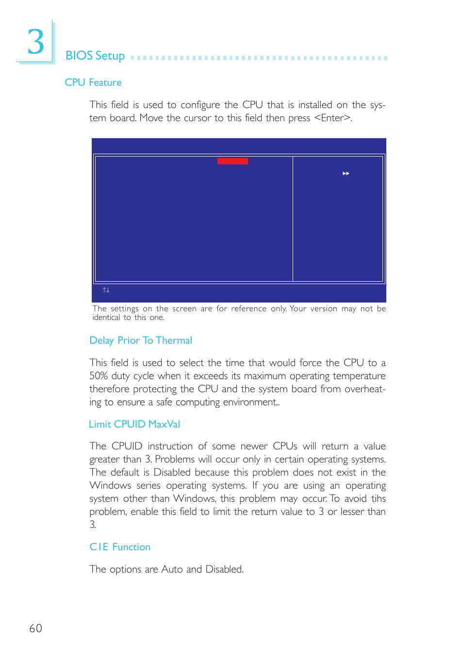 Bios setup | DFI G7B330-BR User Manual | Page 60 / 147