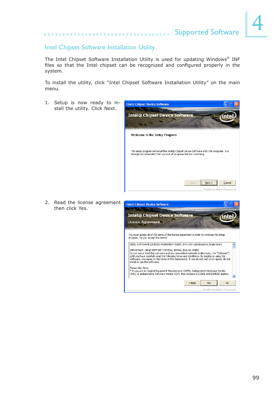Supported software | DFI G7B330-BR User Manual | Page 99 / 147