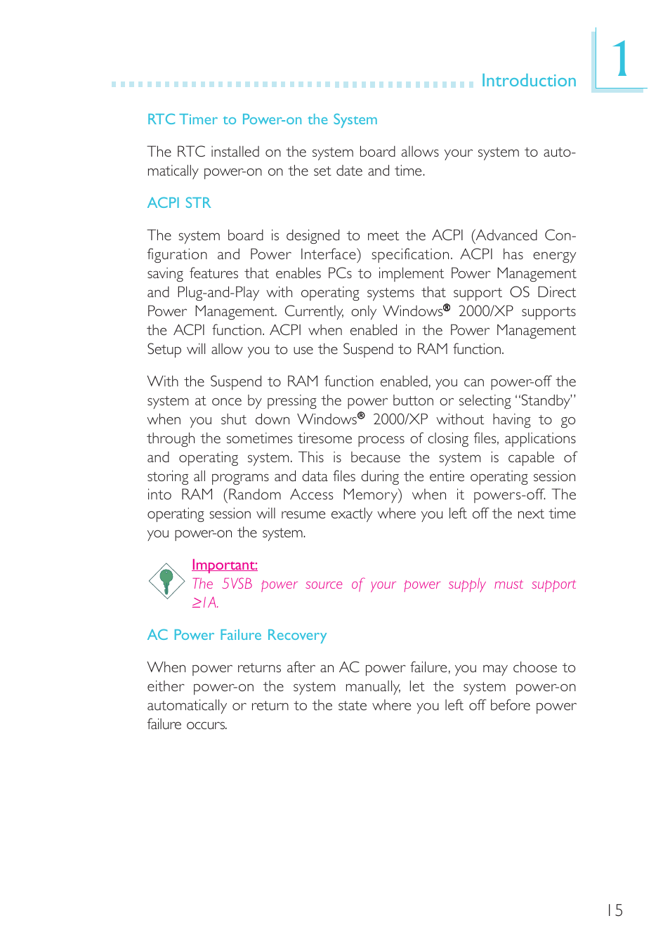 Introduction | DFI G7L330-B User Manual | Page 15 / 133