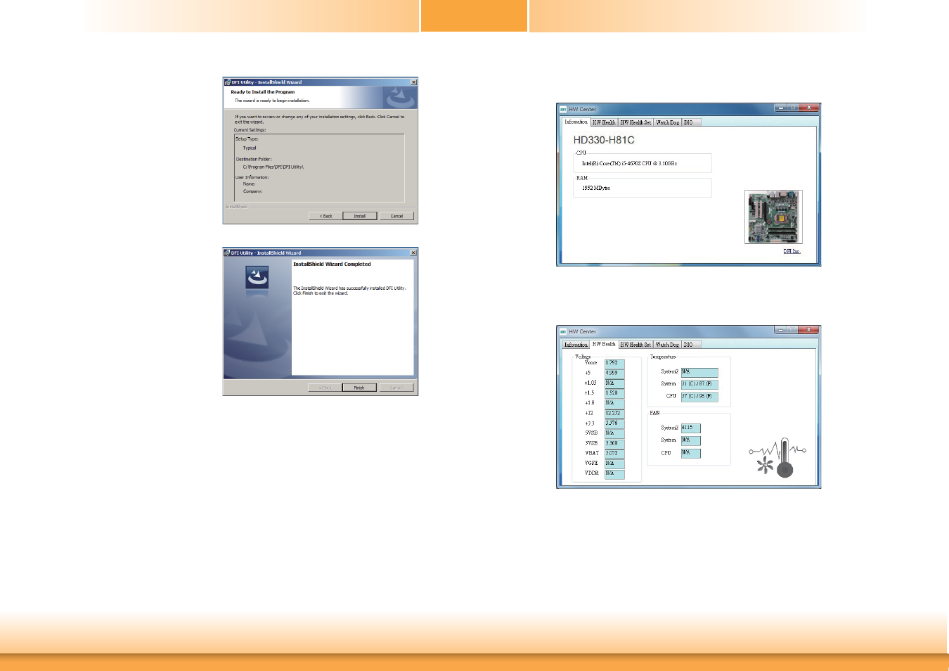 Chapter 4 | DFI HD330-H81 User Manual | Page 62 / 81