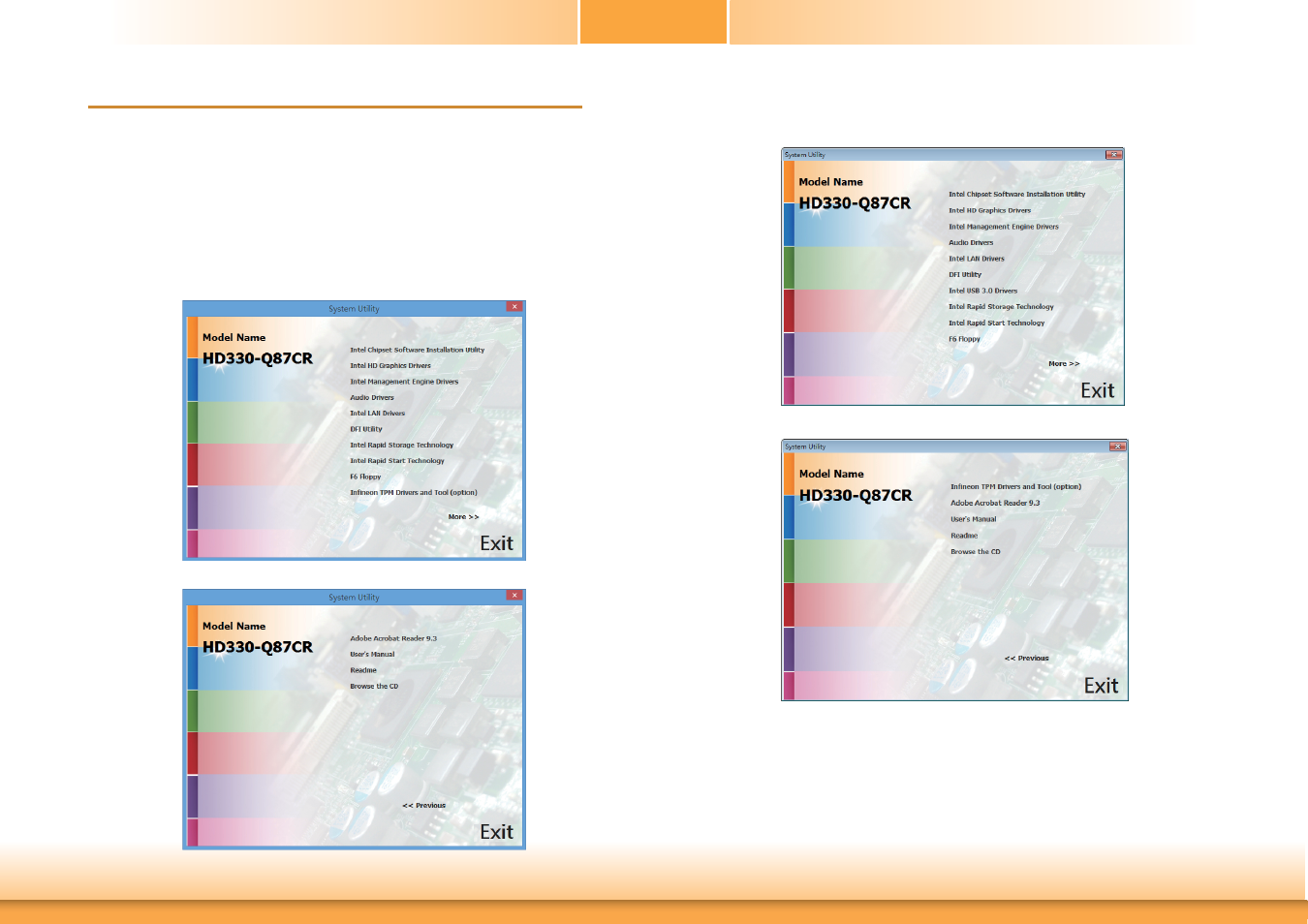 Chapter 4 - supported software, Chapter 4 chapter 4 - supported software | DFI HD330-Q87 User Manual | Page 52 / 85