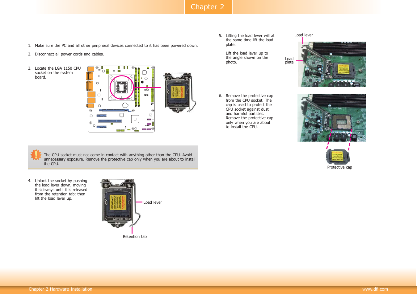 Chapter 2 | DFI HD332-H81 User Manual | Page 12 / 76