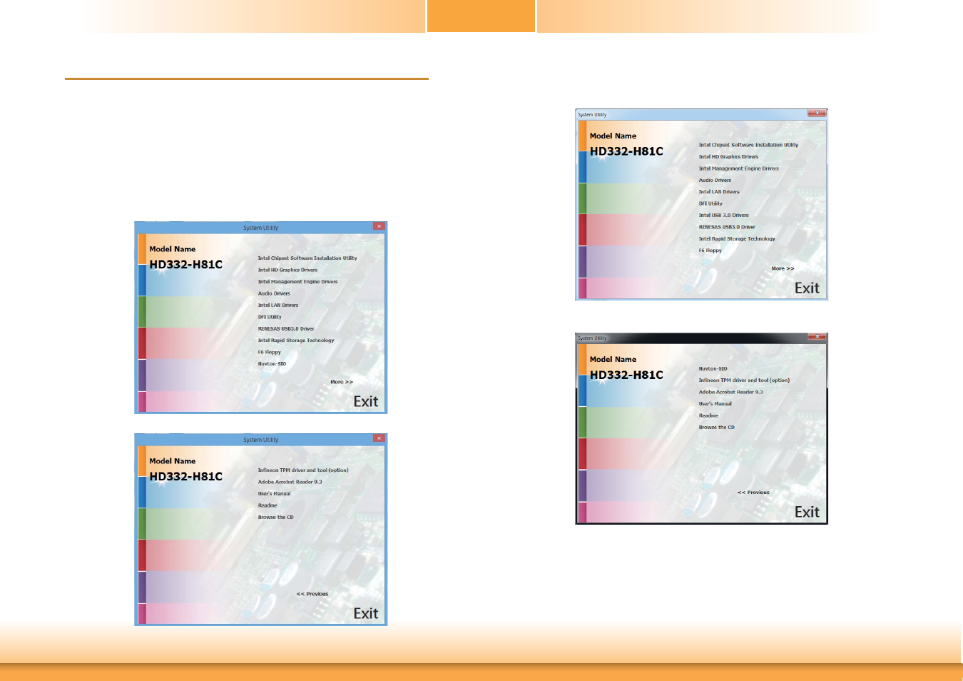 Chapter 4 - supported software, Chapter 4 | DFI HD332-H81 User Manual | Page 51 / 76