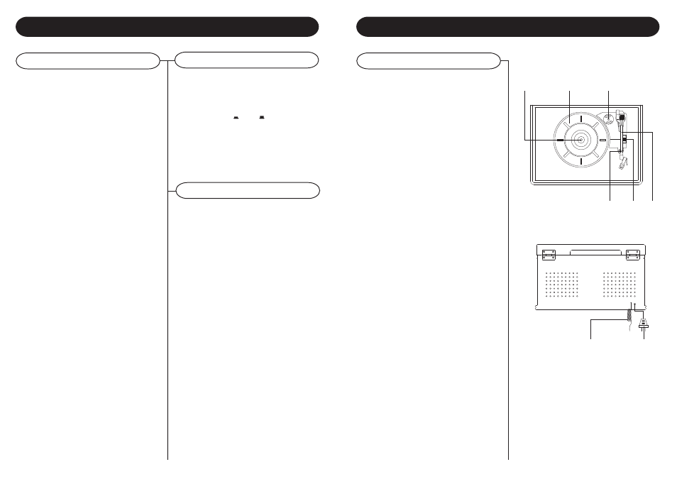 Control locators, Cassette & radio operation, Radio operation | Unit controls, Cassette operation, Antenna | Crosley Radio CR73 User Manual | Page 6 / 7