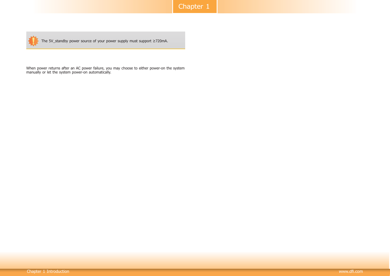 Chapter 1 | DFI SB332-C User Manual | Page 8 / 68