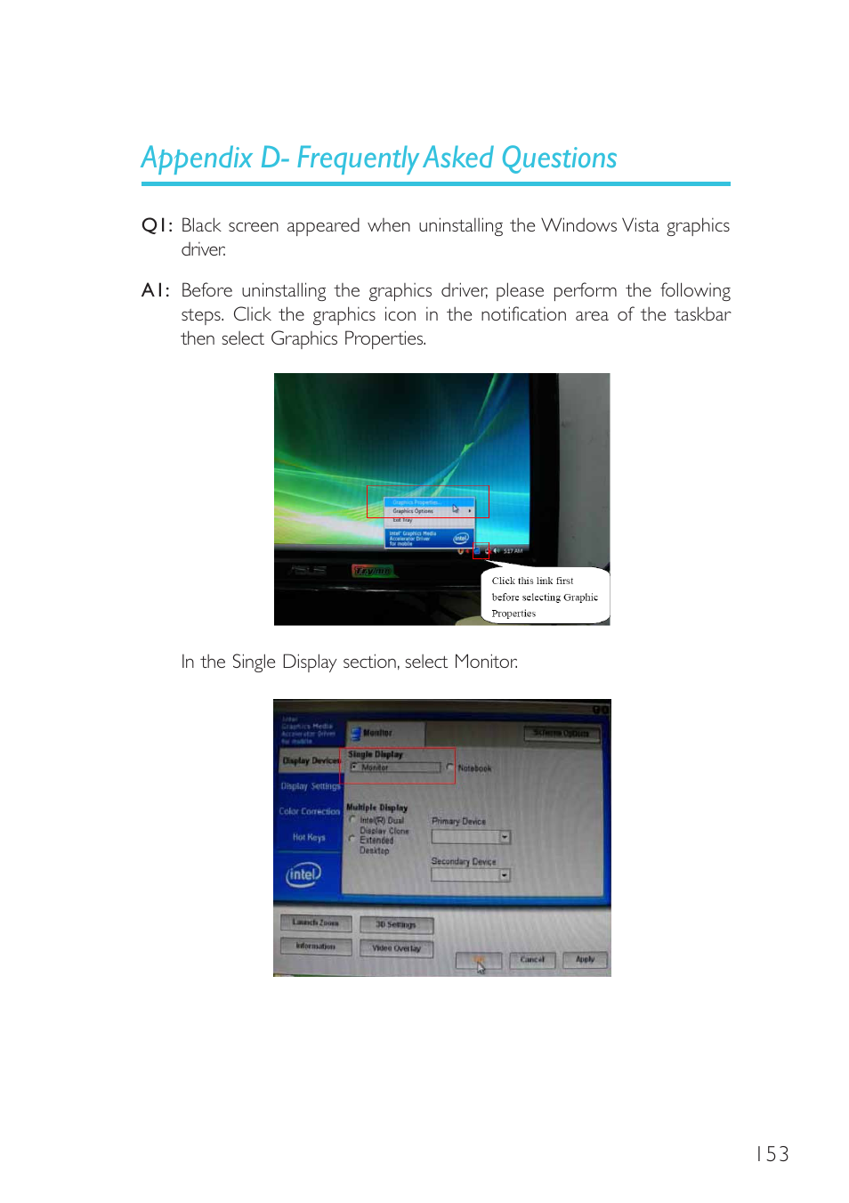 Appendix d - frequently asked questions, Appendix d- frequently asked questions | DFI SR330-N User Manual | Page 153 / 155