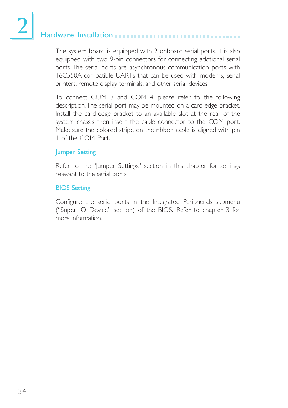 DFI SR330-N User Manual | Page 34 / 155