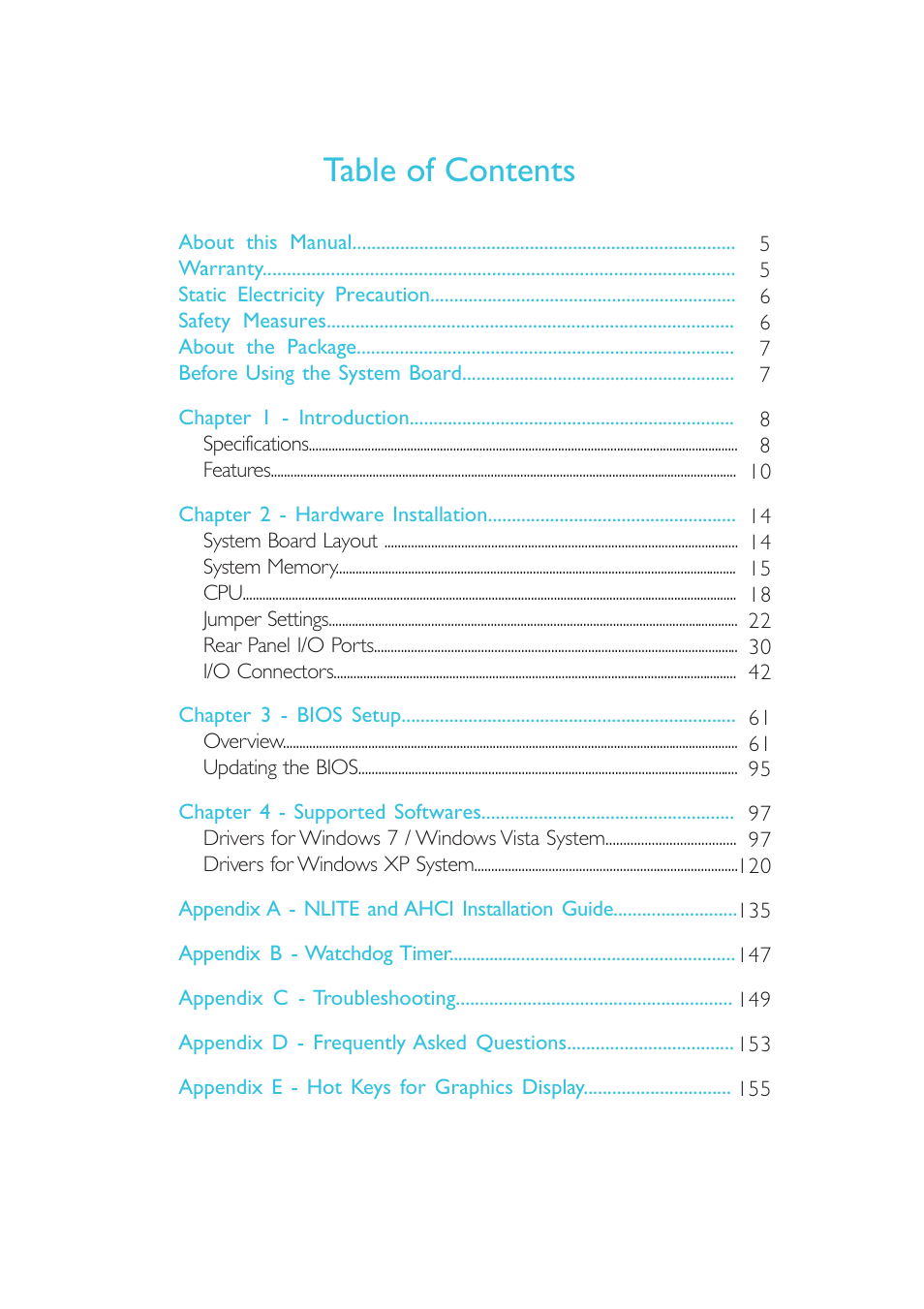 DFI SR330-N User Manual | Page 4 / 155