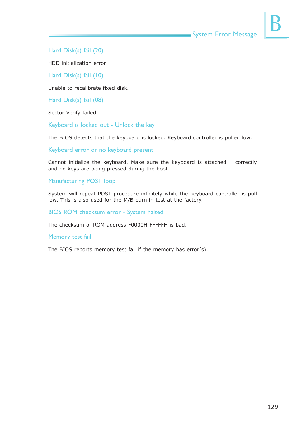 DFI AM636-B User Manual | Page 129 / 133