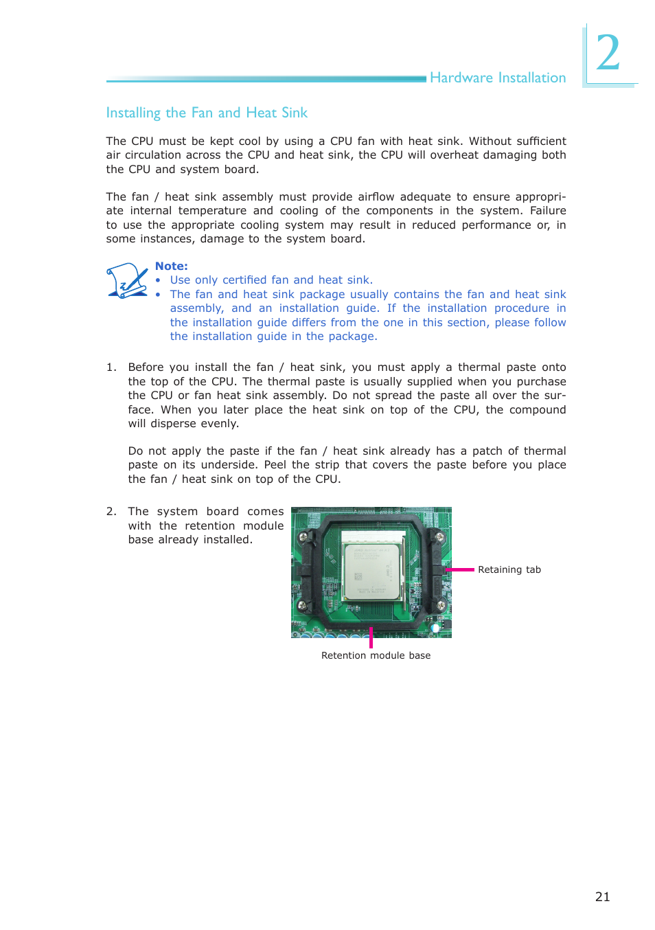 DFI AM636-B User Manual | Page 21 / 133