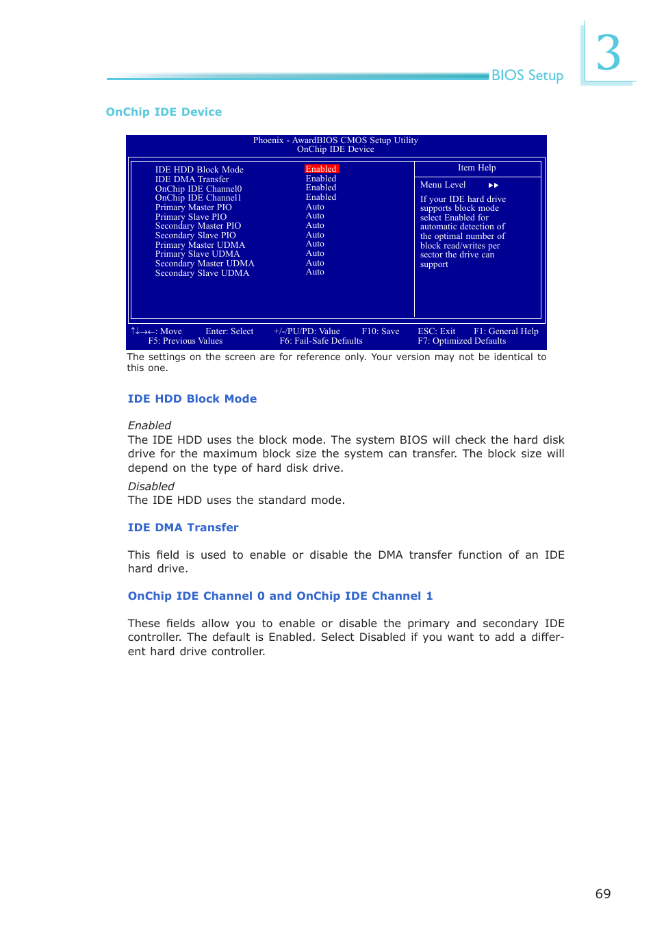 Bios setup | DFI AM636-B User Manual | Page 69 / 133