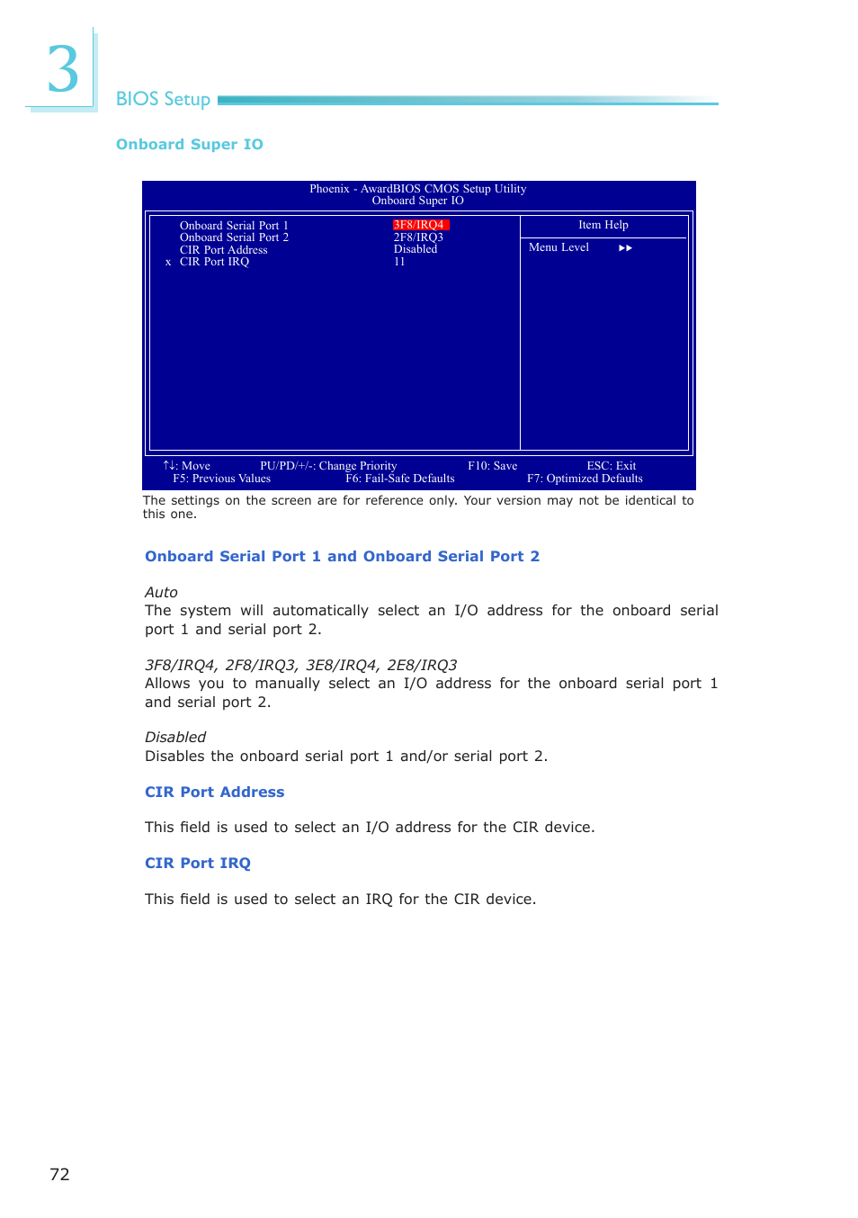 Bios setup | DFI AM636-B User Manual | Page 72 / 133