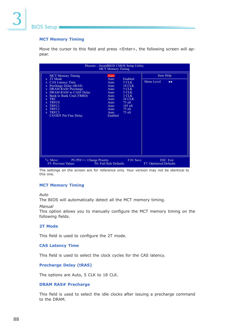 Bios setup | DFI AM636-B User Manual | Page 88 / 133