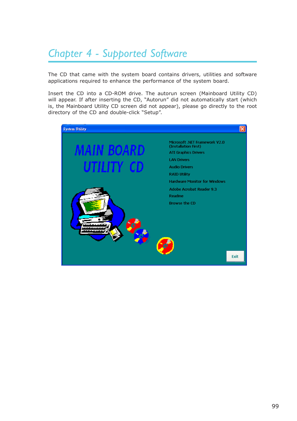 Chapter 4 - supported software | DFI AM636-B User Manual | Page 99 / 133