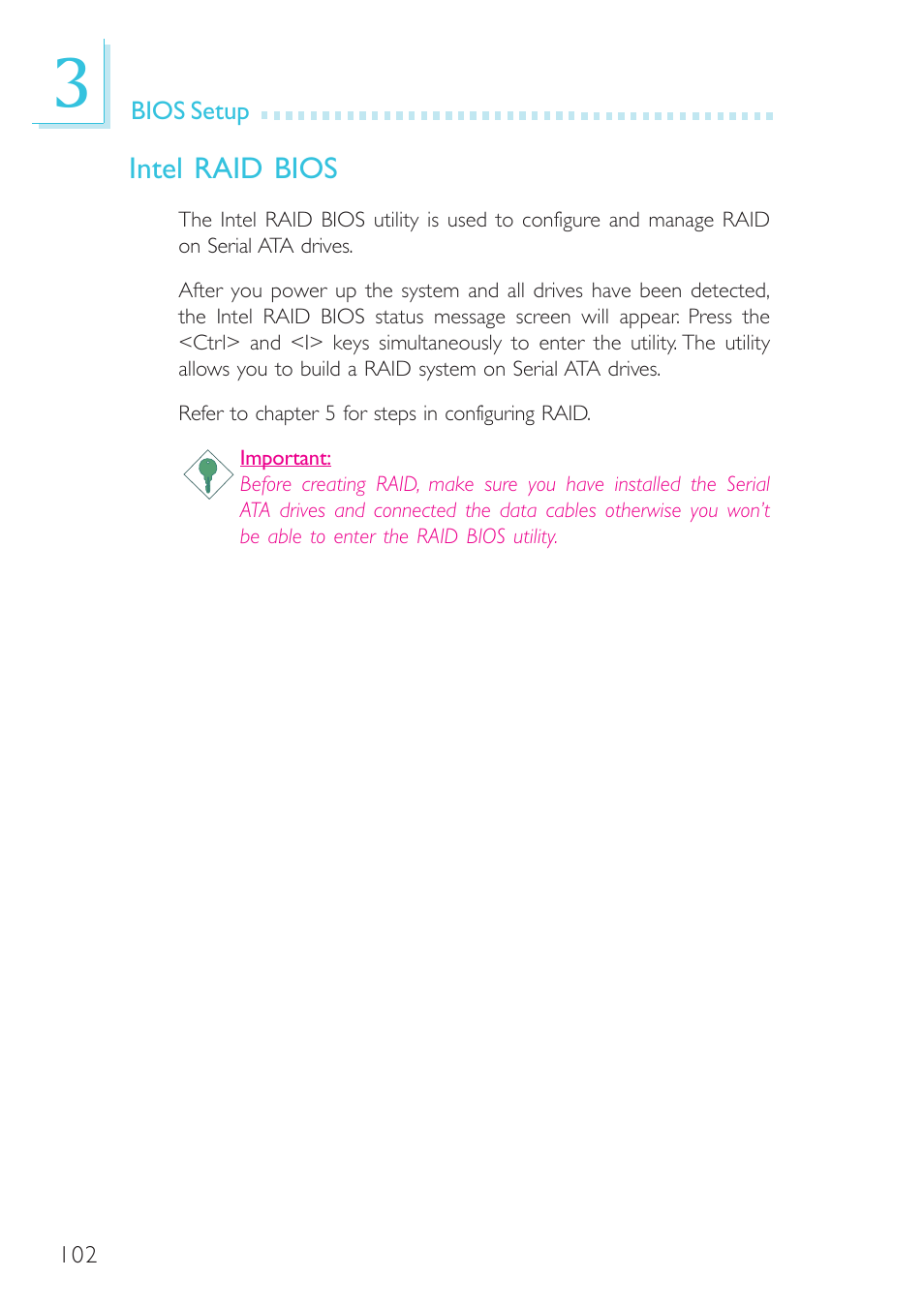 Intel raid bios | DFI BL600-D User Manual | Page 102 / 149