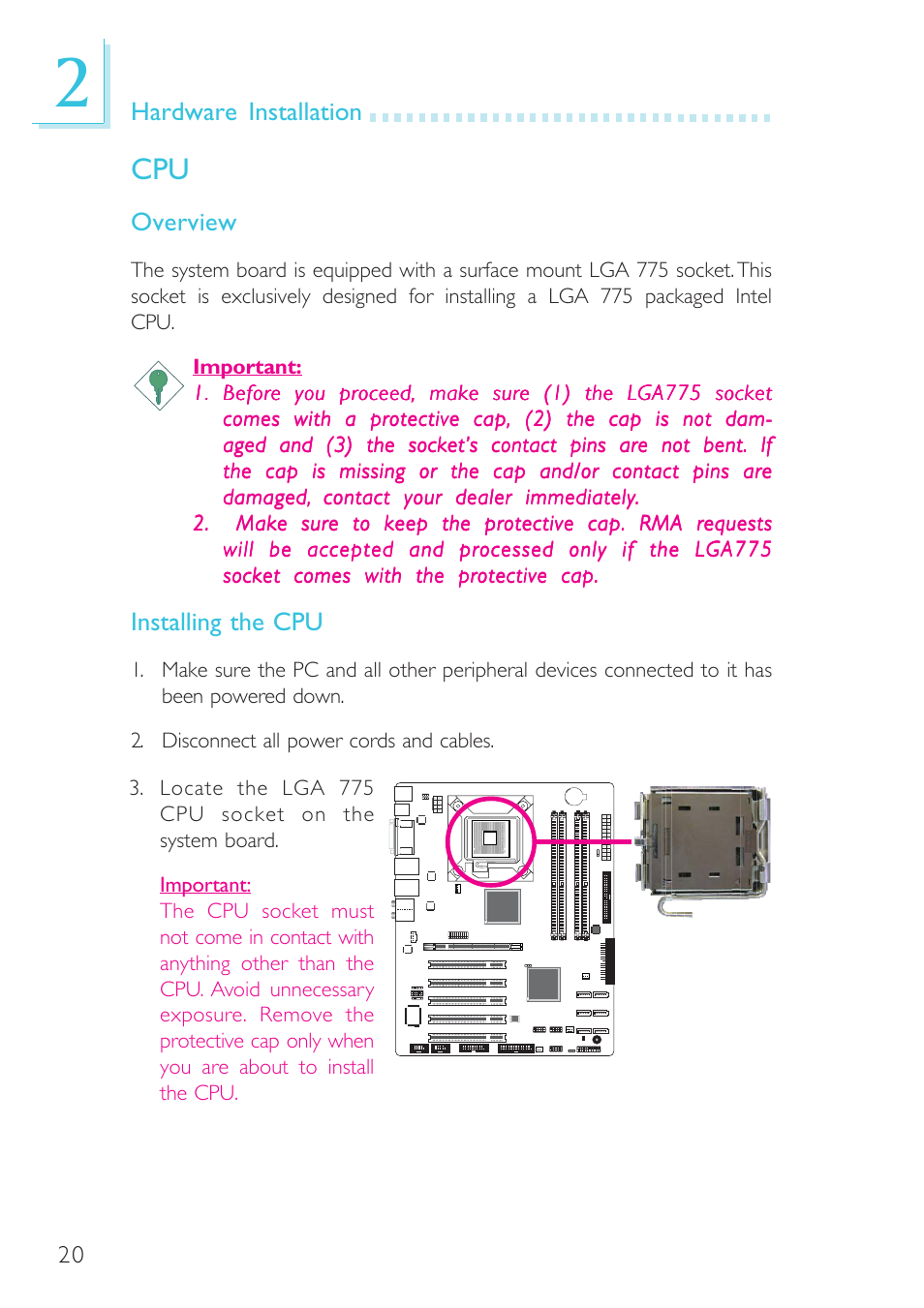 DFI BL600-D User Manual | Page 20 / 149