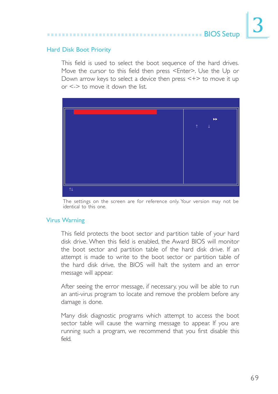 Bios setup | DFI BL600-D User Manual | Page 69 / 149