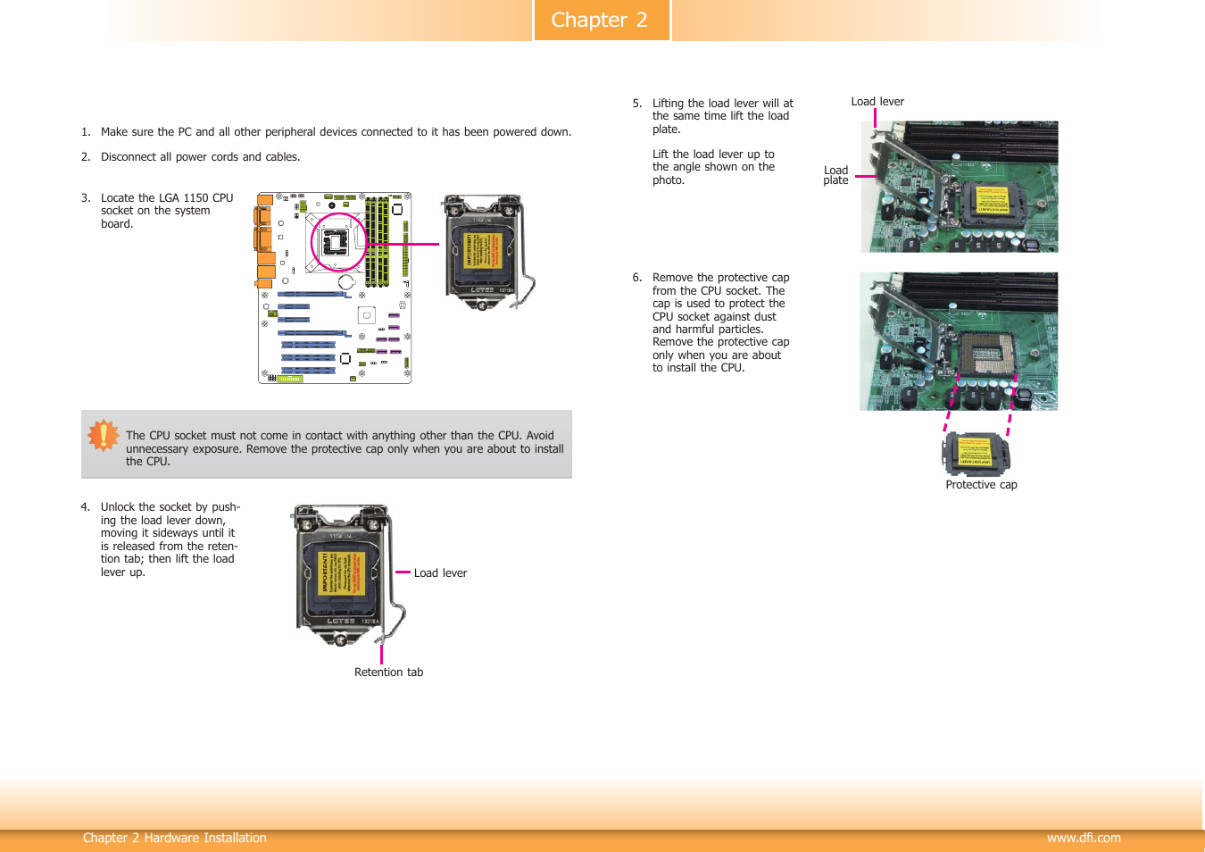 Chapter 2 | DFI DL631-C226 User Manual | Page 12 / 101