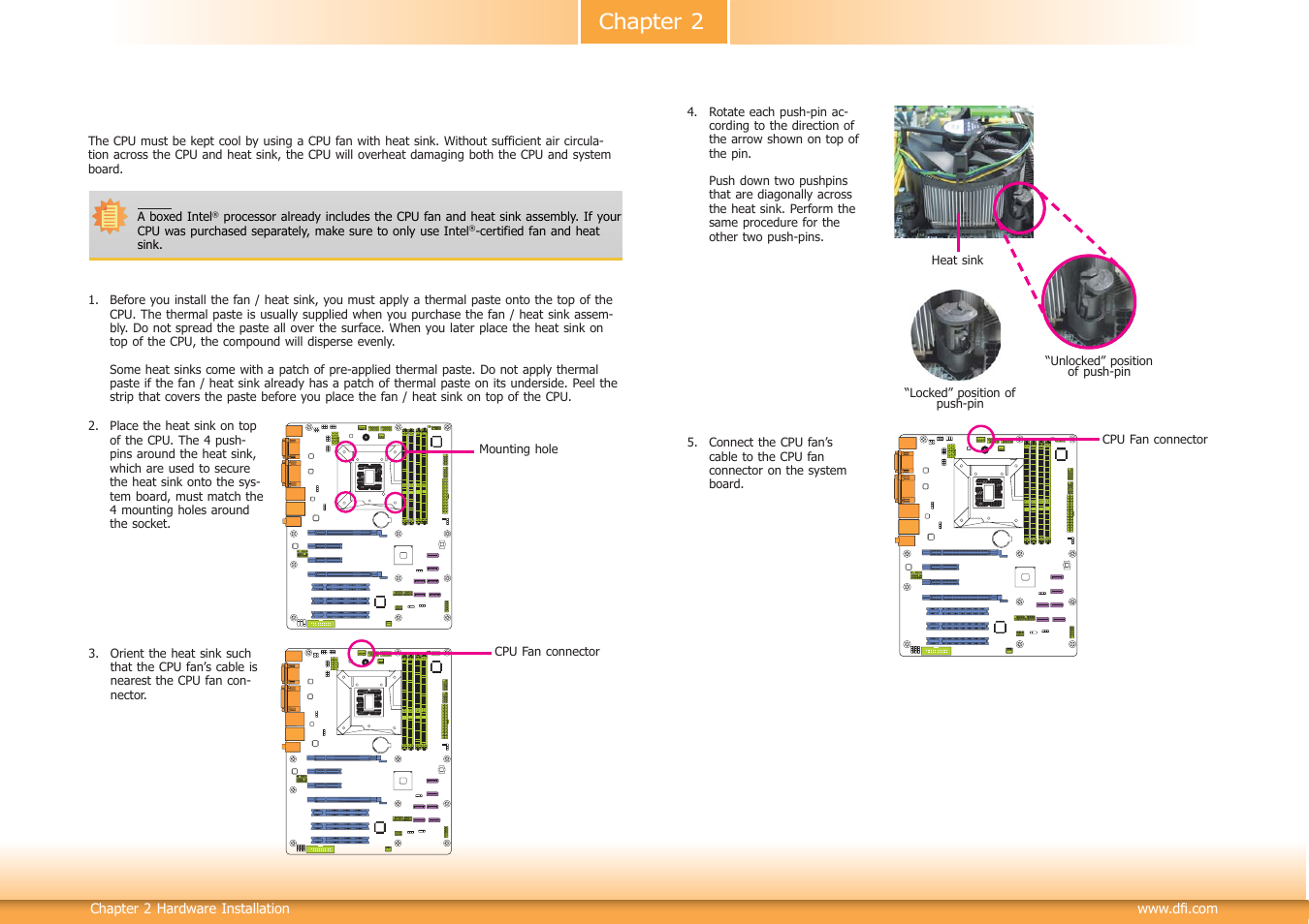 Chapter 2 | DFI DL631-C226 User Manual | Page 14 / 101