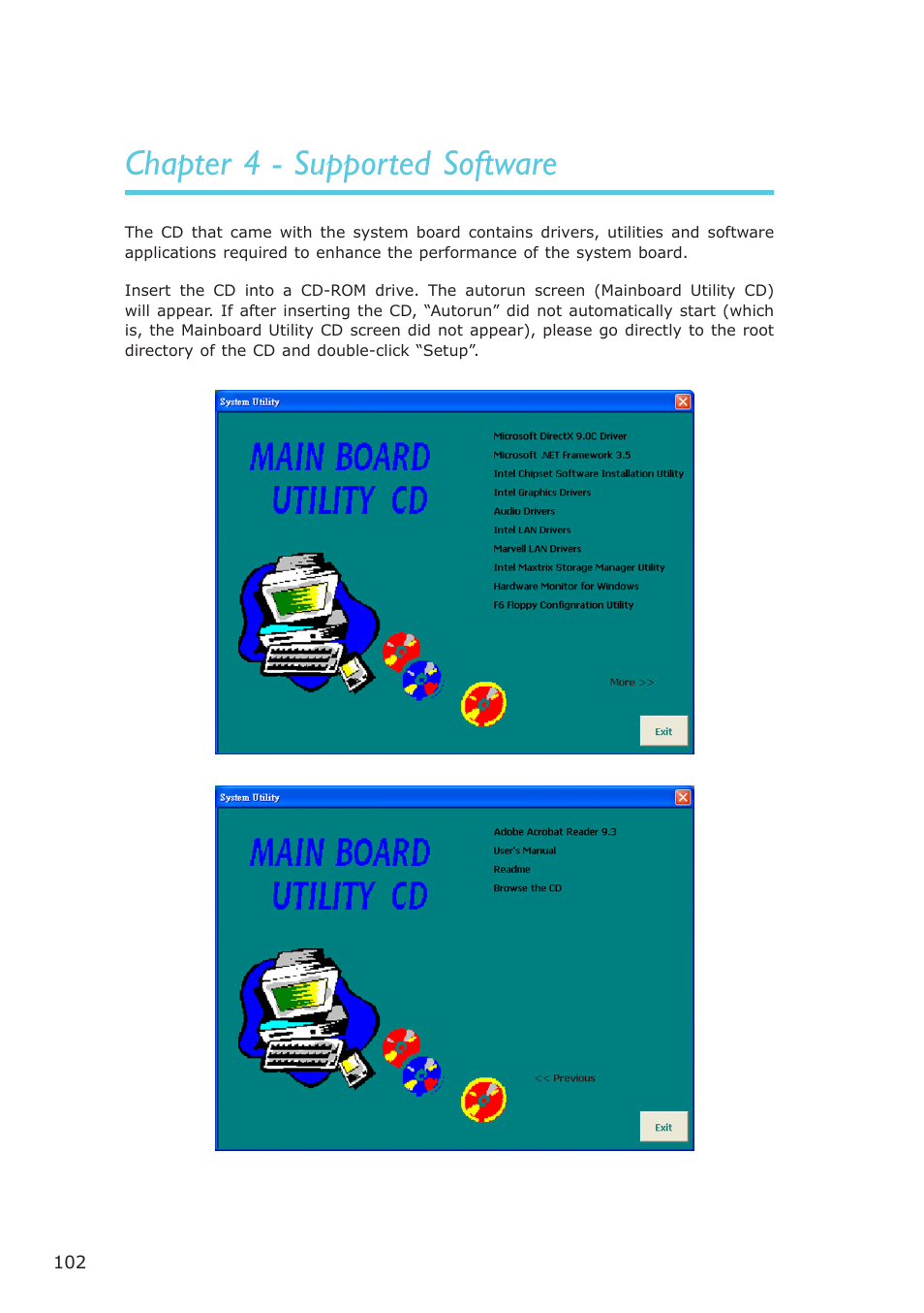 Chapter 4 - supported software | DFI G7B630-B User Manual | Page 102 / 154