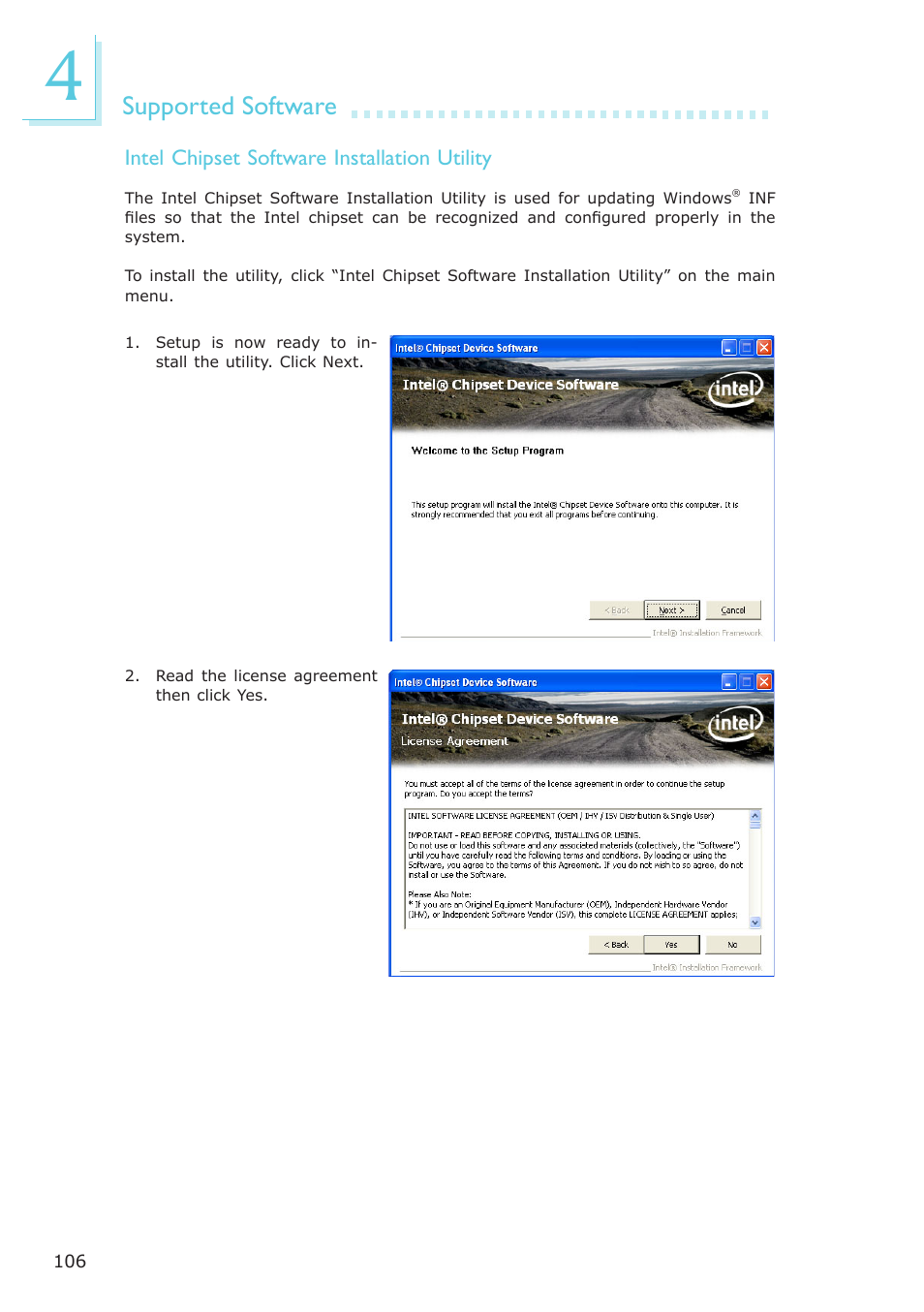 Supported software | DFI G7B630-B User Manual | Page 106 / 154