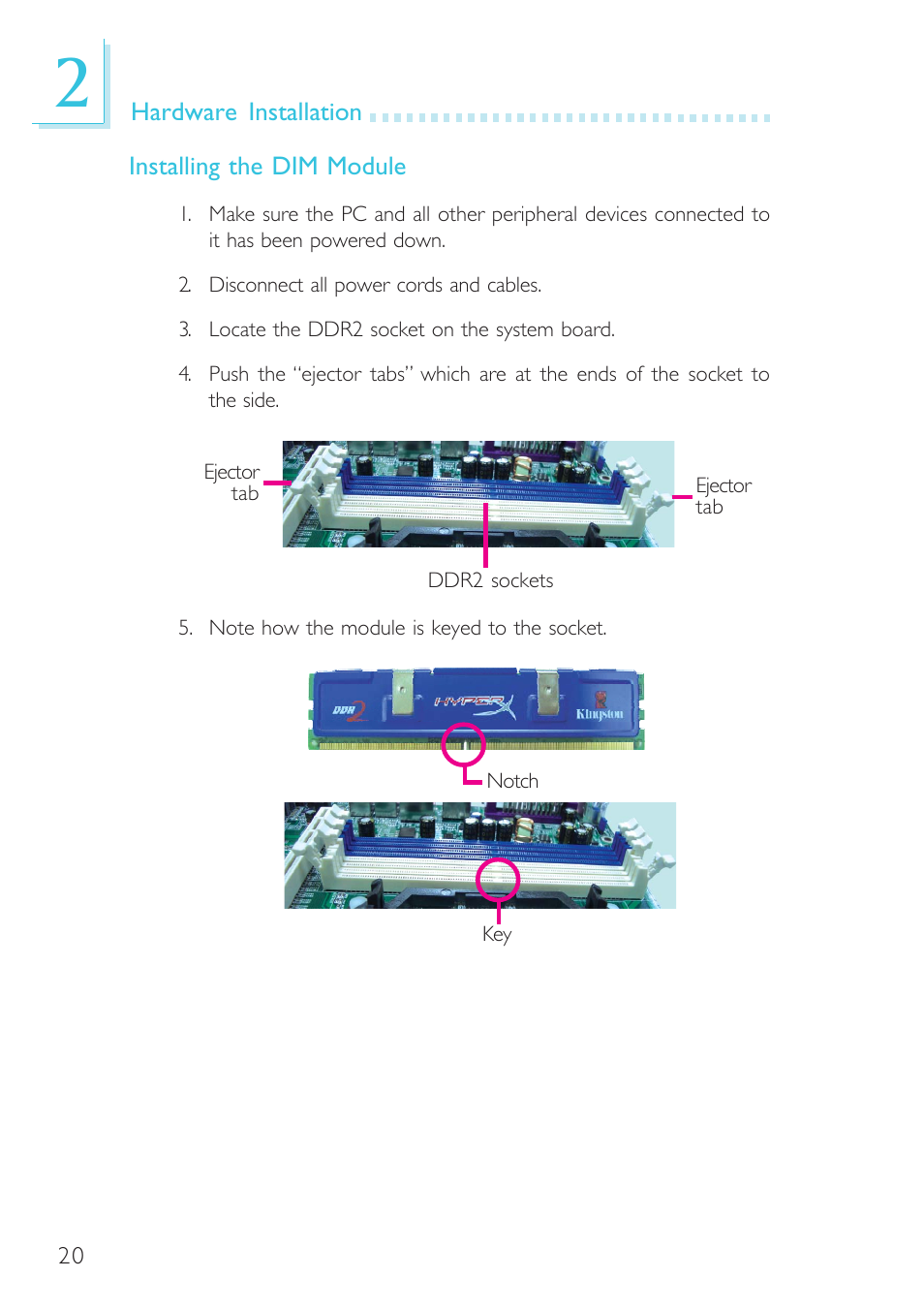 DFI G7B630-B User Manual | Page 20 / 154