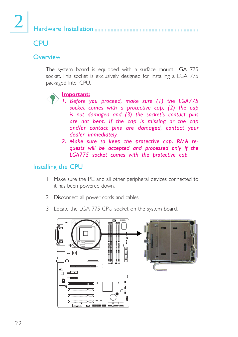 DFI G7B630-B User Manual | Page 22 / 154