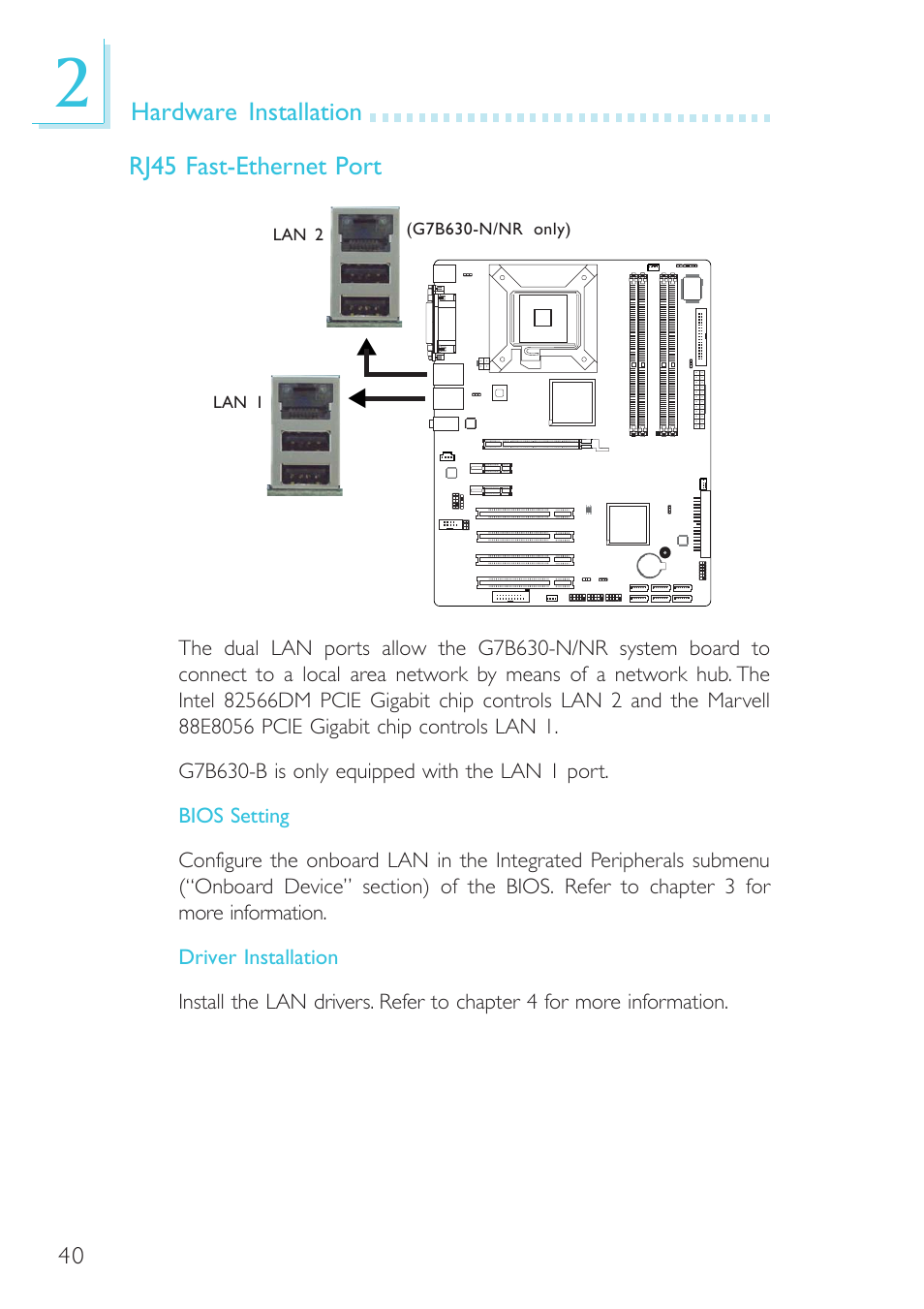 DFI G7B630-B User Manual | Page 40 / 154