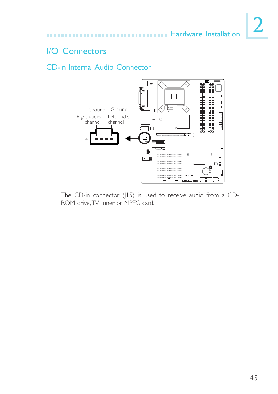 I/o connectors | DFI G7B630-B User Manual | Page 45 / 154
