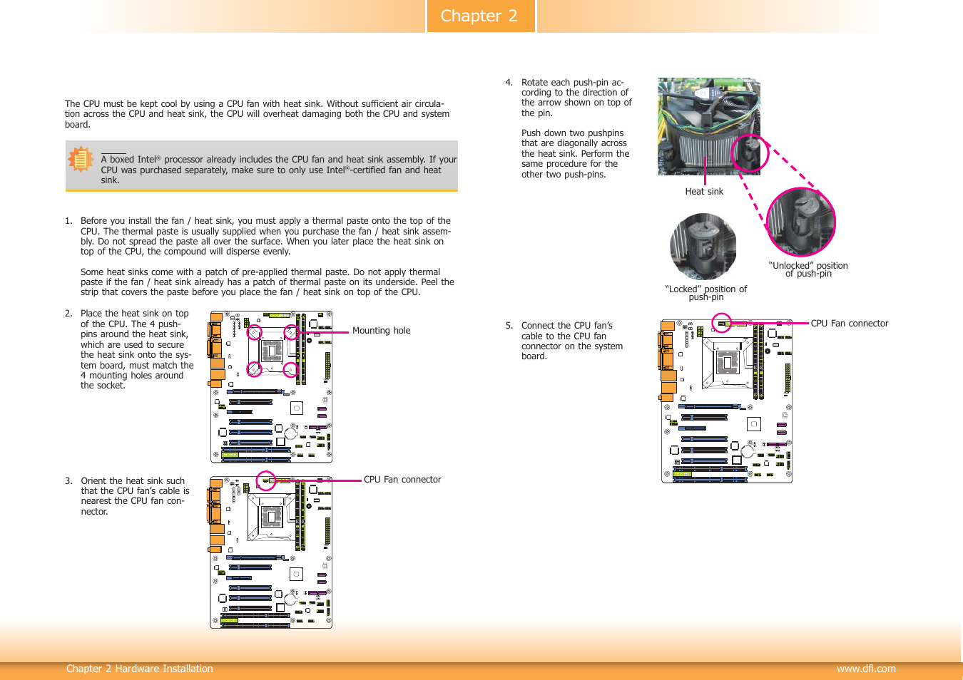 Chapter 2 | DFI HD620-H81 User Manual | Page 14 / 86