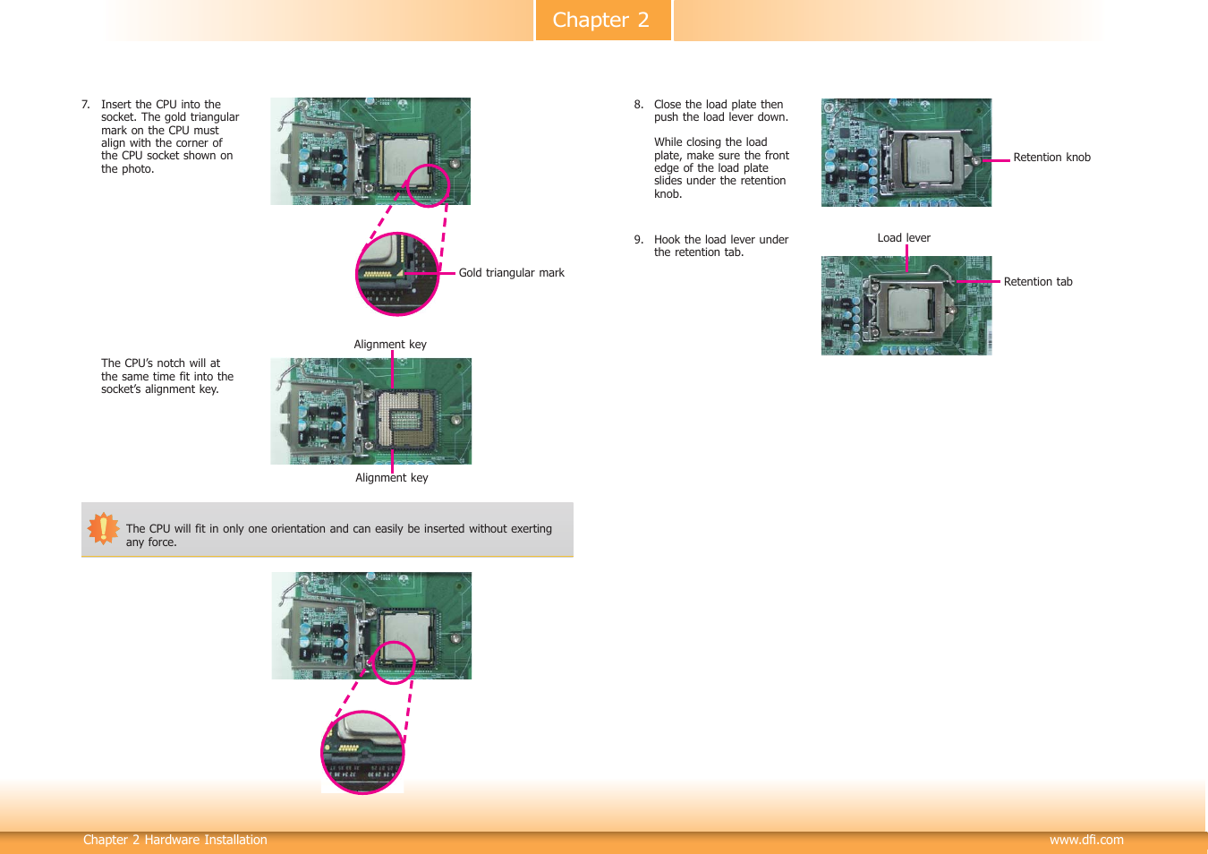 Chapter 2 | DFI HD630-H81 User Manual | Page 13 / 83
