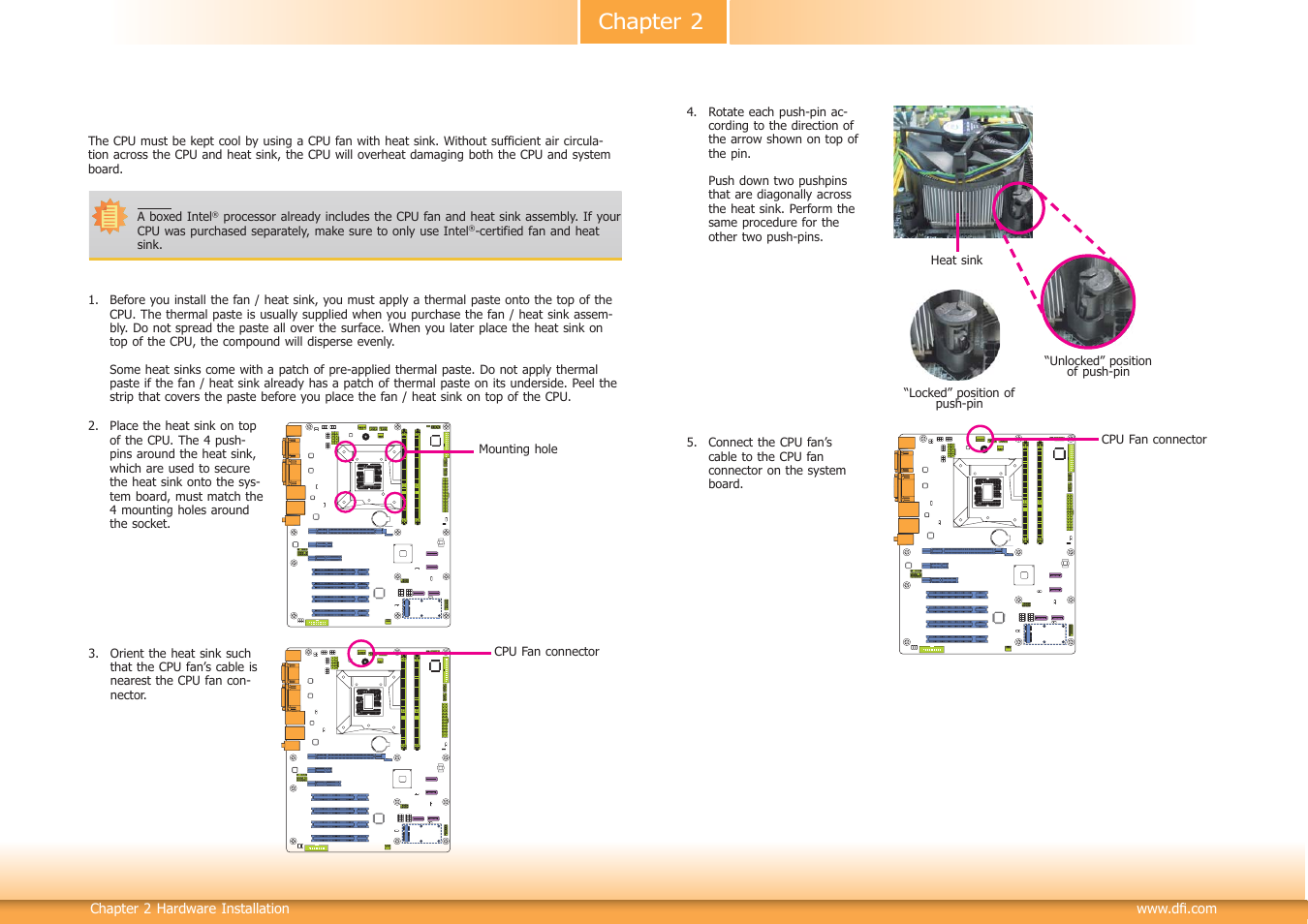 Chapter 2, Usb 2.0 | DFI HD630-H81 User Manual | Page 14 / 83