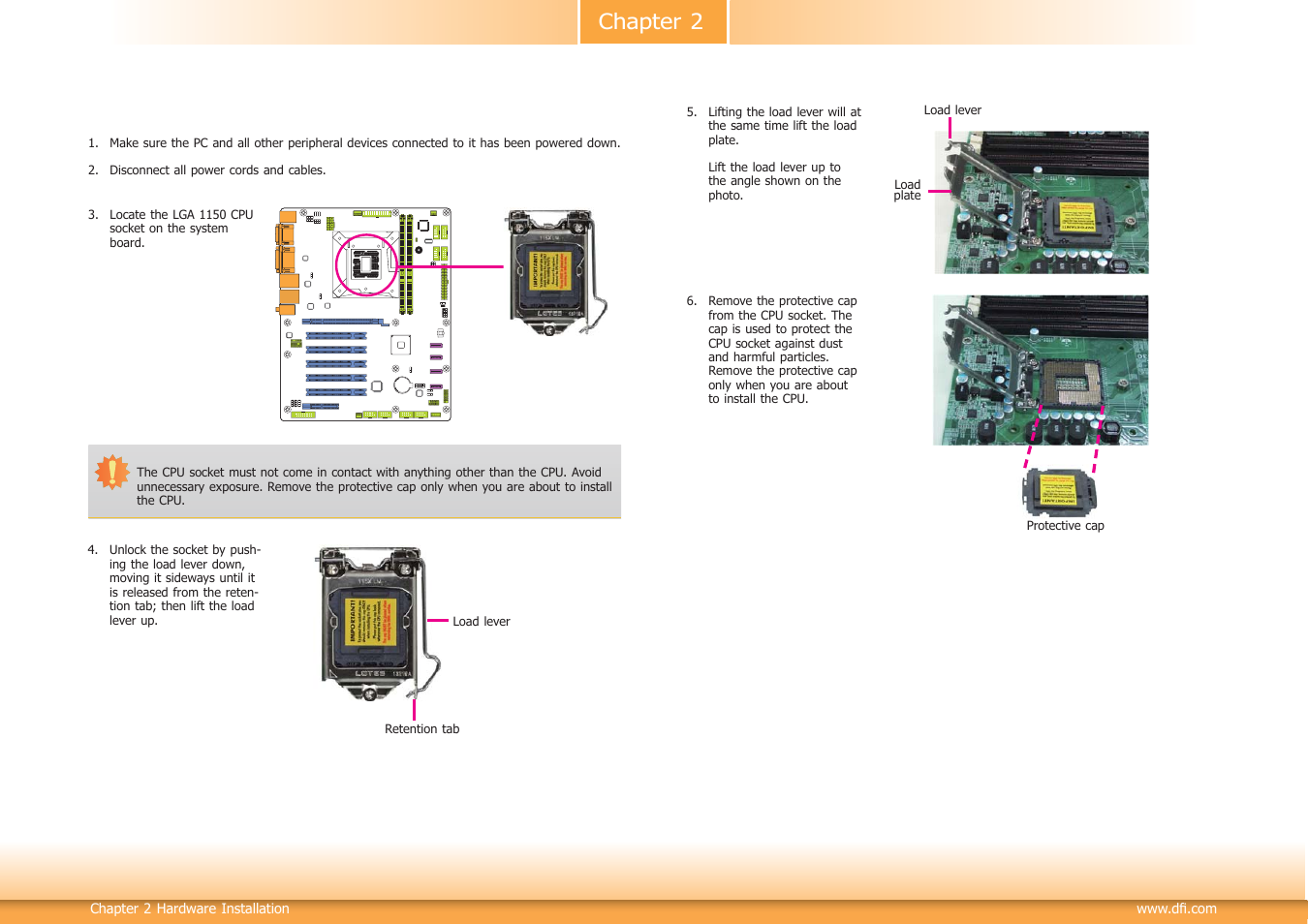 Chapter 2 | DFI HD632-H81 User Manual | Page 12 / 83