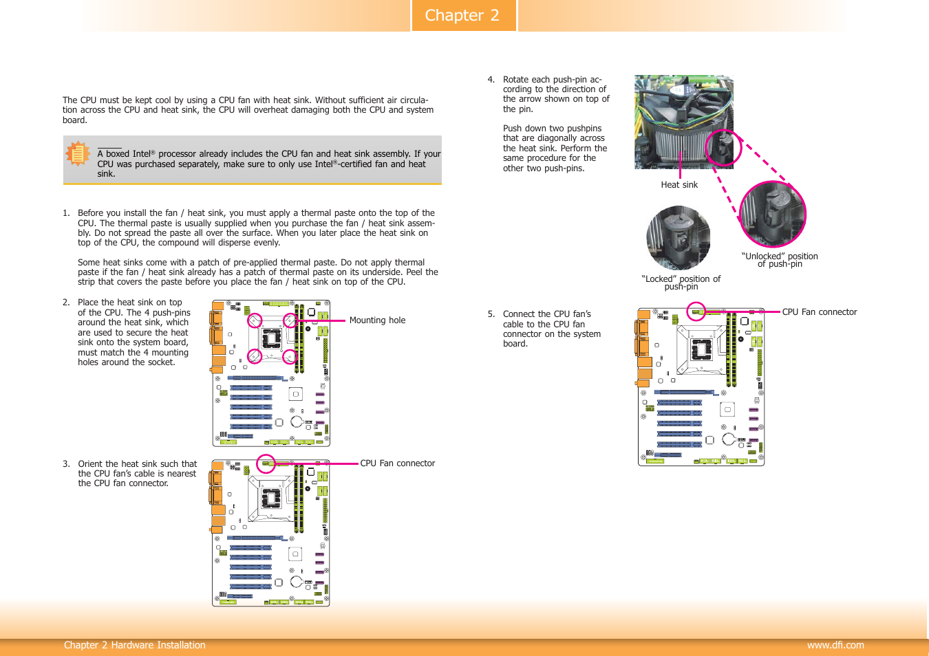 Chapter 2 | DFI HD632-H81 User Manual | Page 14 / 83