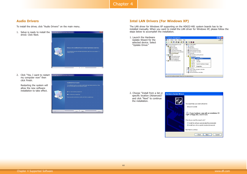 Chapter 4 | DFI HD632-H81 User Manual | Page 60 / 83