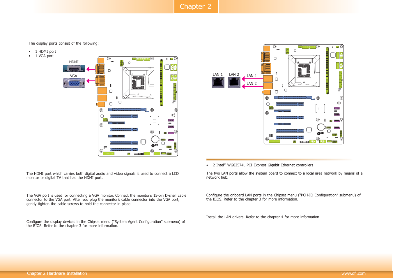 Chapter 2 | DFI HD636-H81CS User Manual | Page 22 / 83