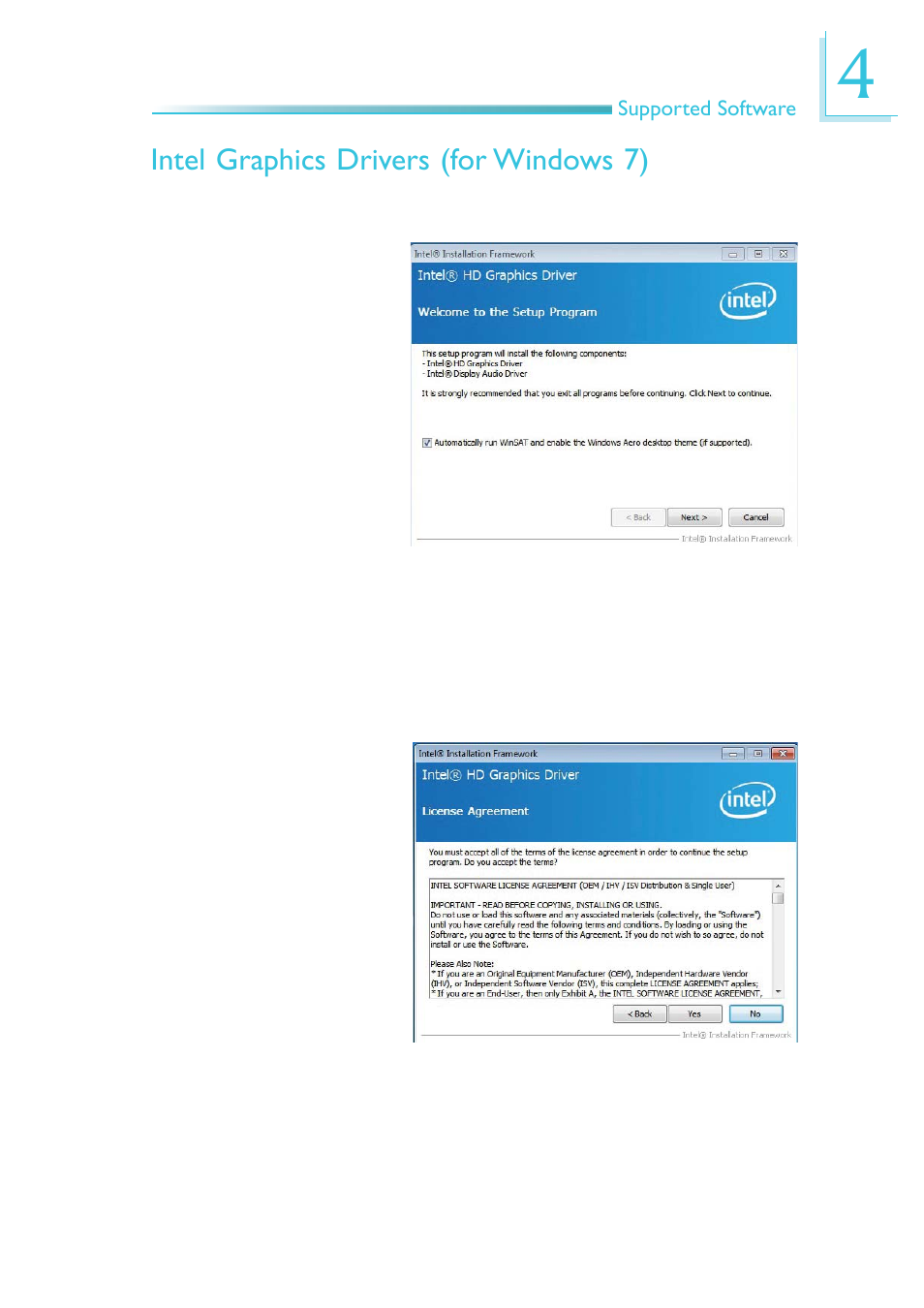 Intel graphics drivers (for windows 7) | DFI MB630-CRM User Manual | Page 99 / 171