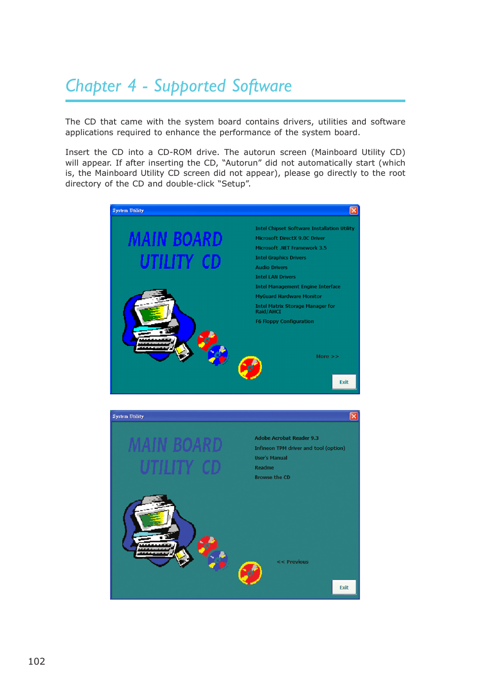 Chapter 4 - supported software | DFI PT631-IPM User Manual | Page 102 / 184