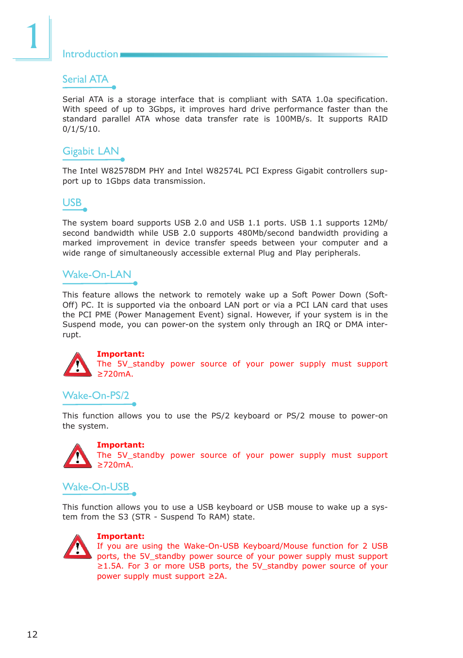 DFI PT631-IPM User Manual | Page 12 / 184