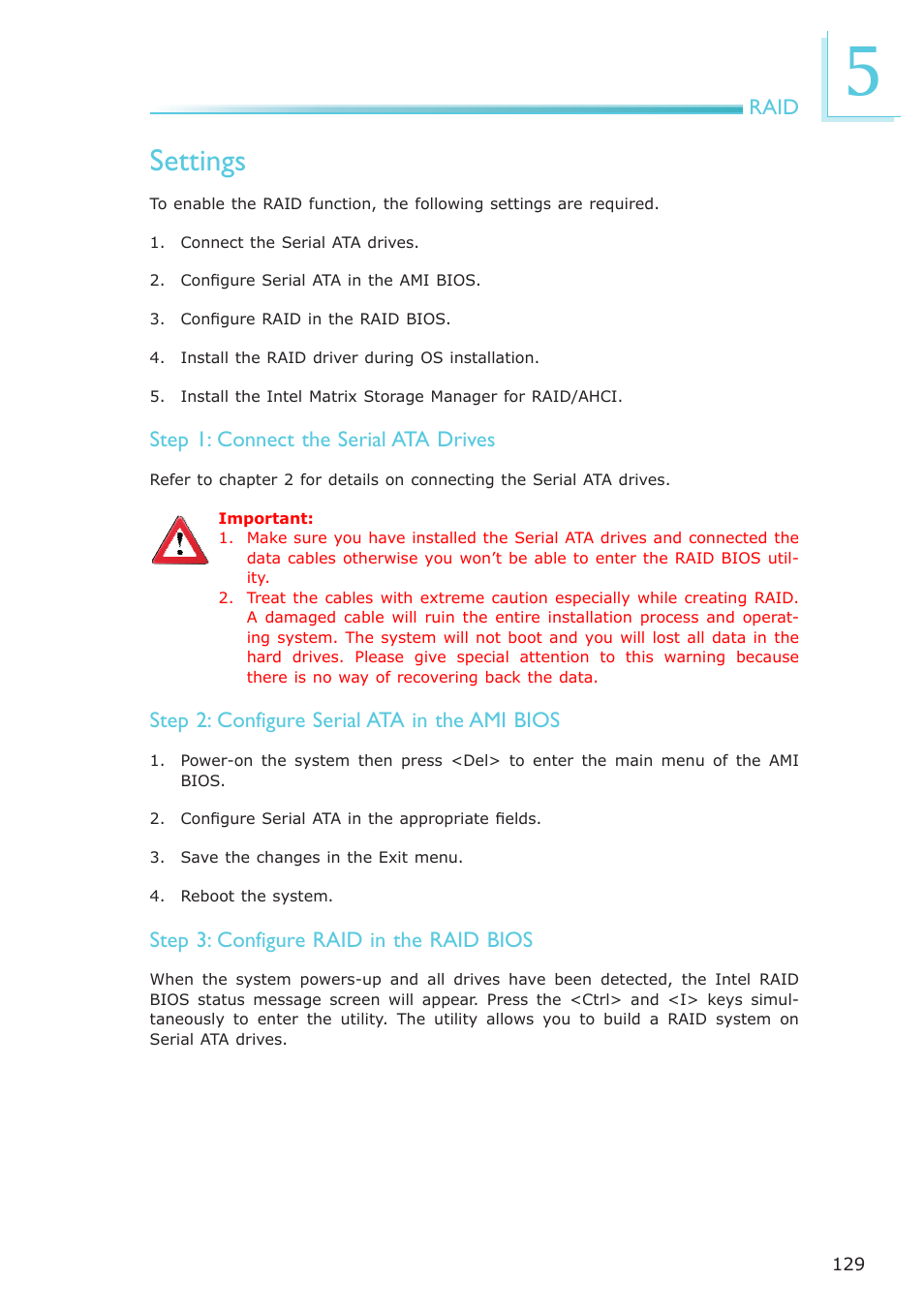 Settings | DFI PT631-IPM User Manual | Page 129 / 184